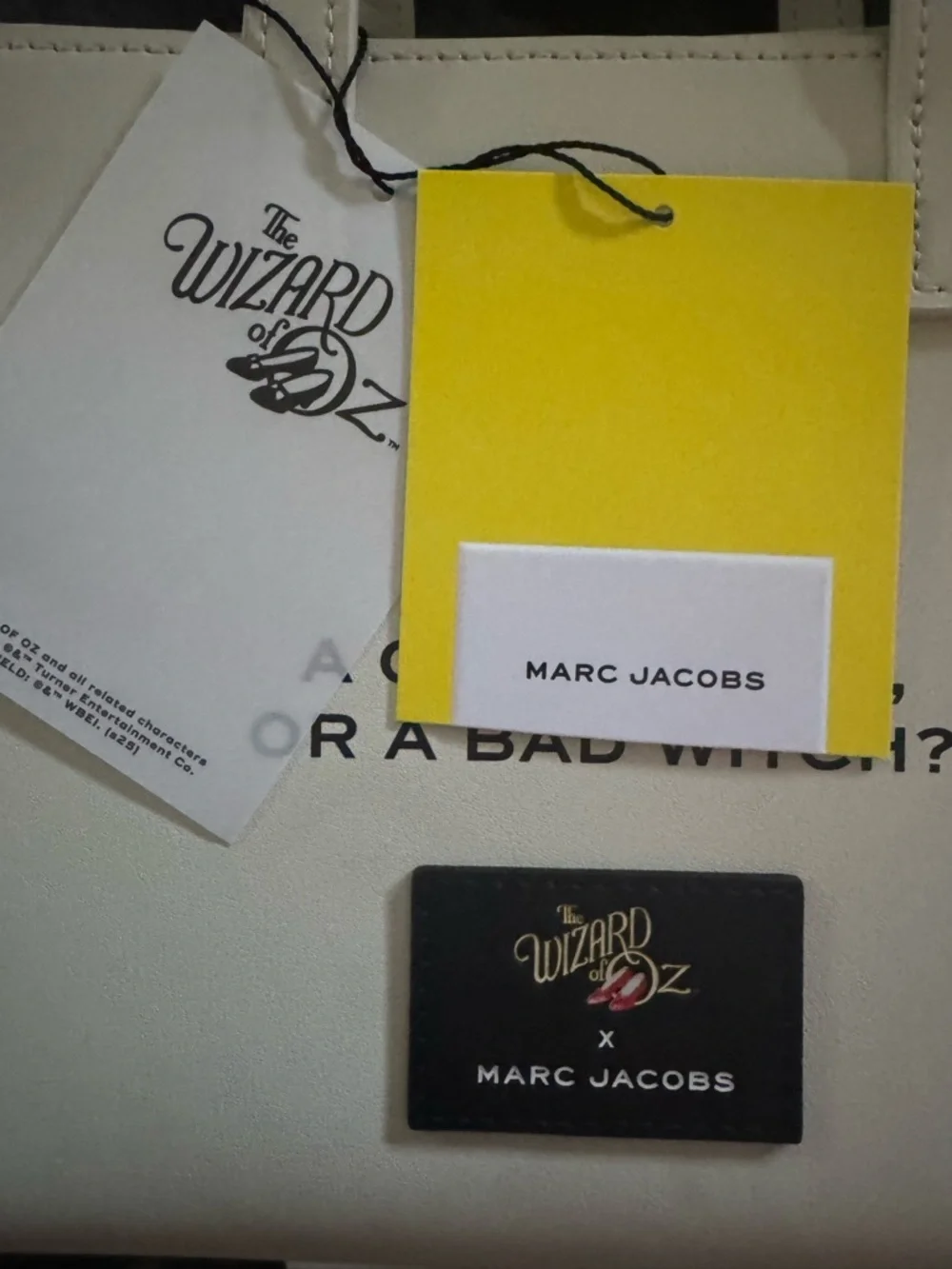 Marc Jacobs x The Wizard of Oz Mini Grind Leather Tote LIMITED EDITION NWT